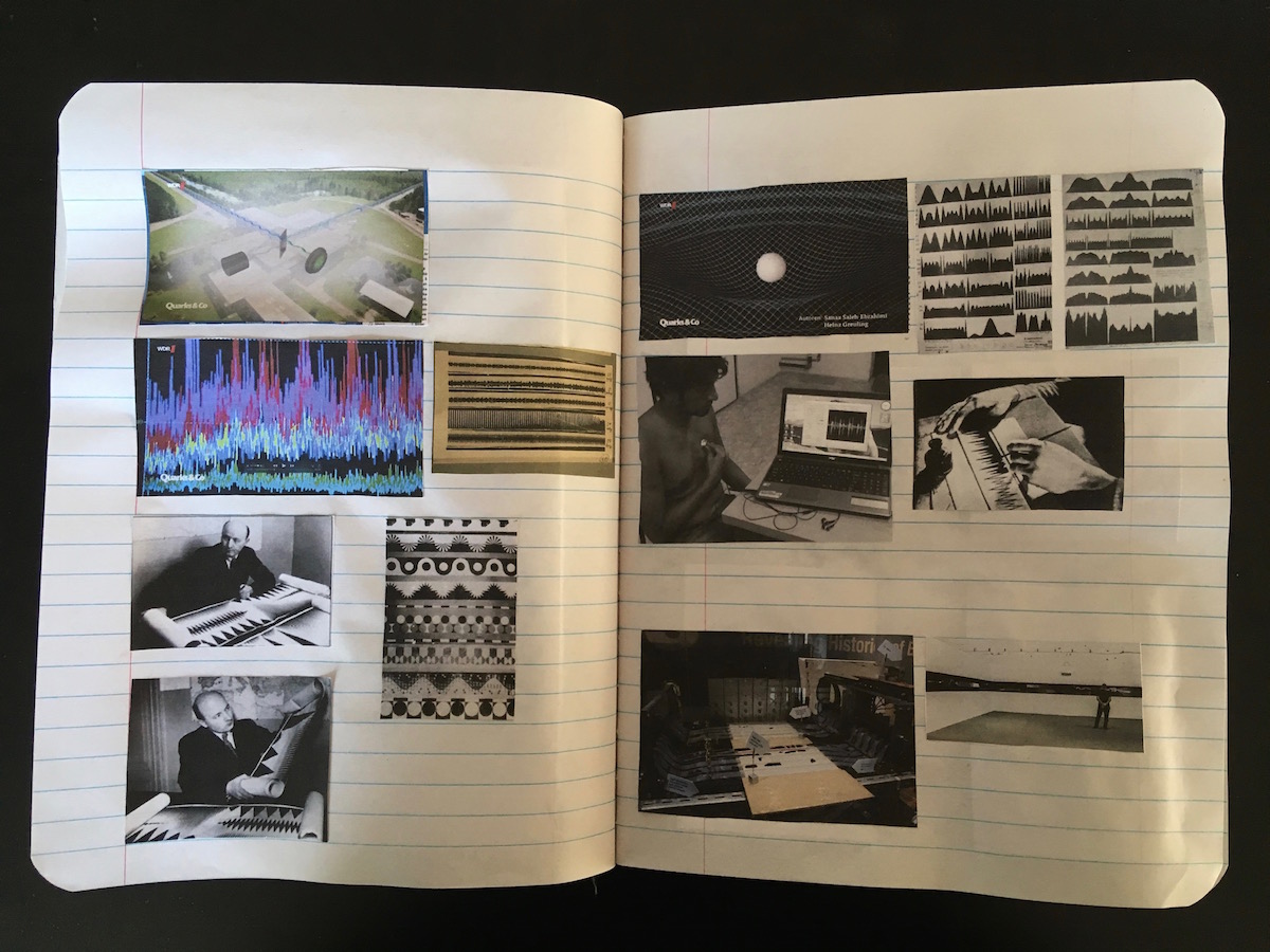 Annika Kahrs, Research for the billion year spree in personal notebook  (Annika Kahrs 2)