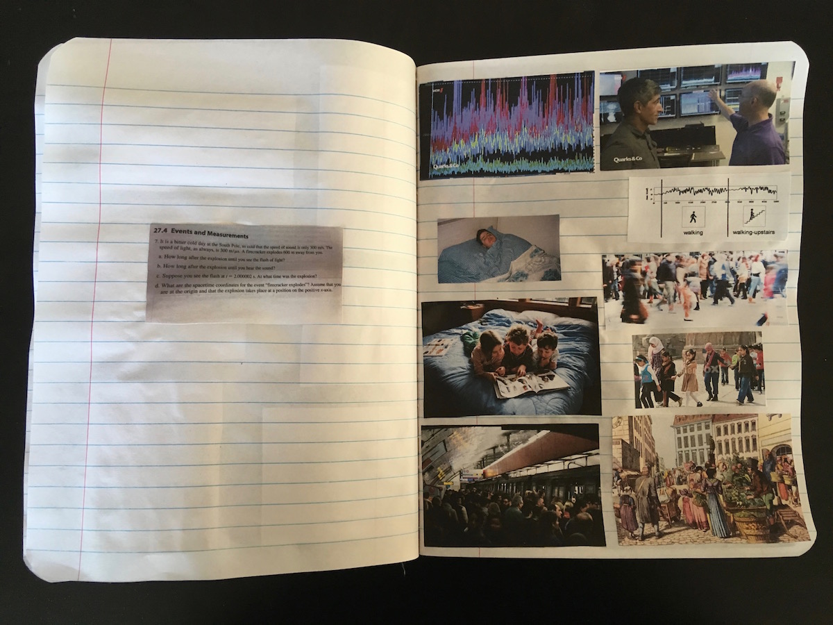 Annika Kahrs, Research for the billion year spree in personal notebook  (Annika Kahrs 4)
