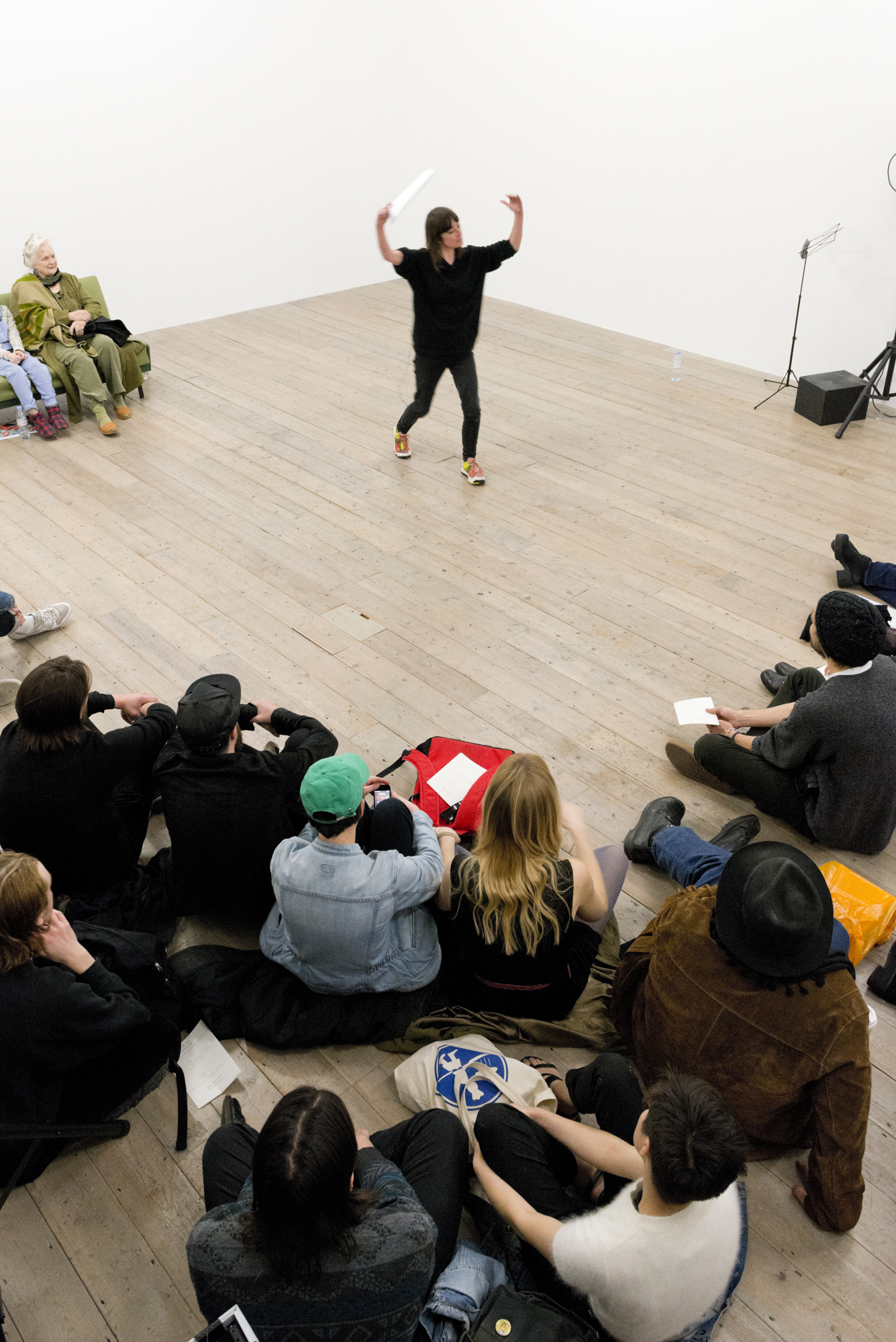John Latham, 'Lectures', performed by Sue Tompkins (JOHN LATHAM'S LECTURES AT RAVEN ROW 8)