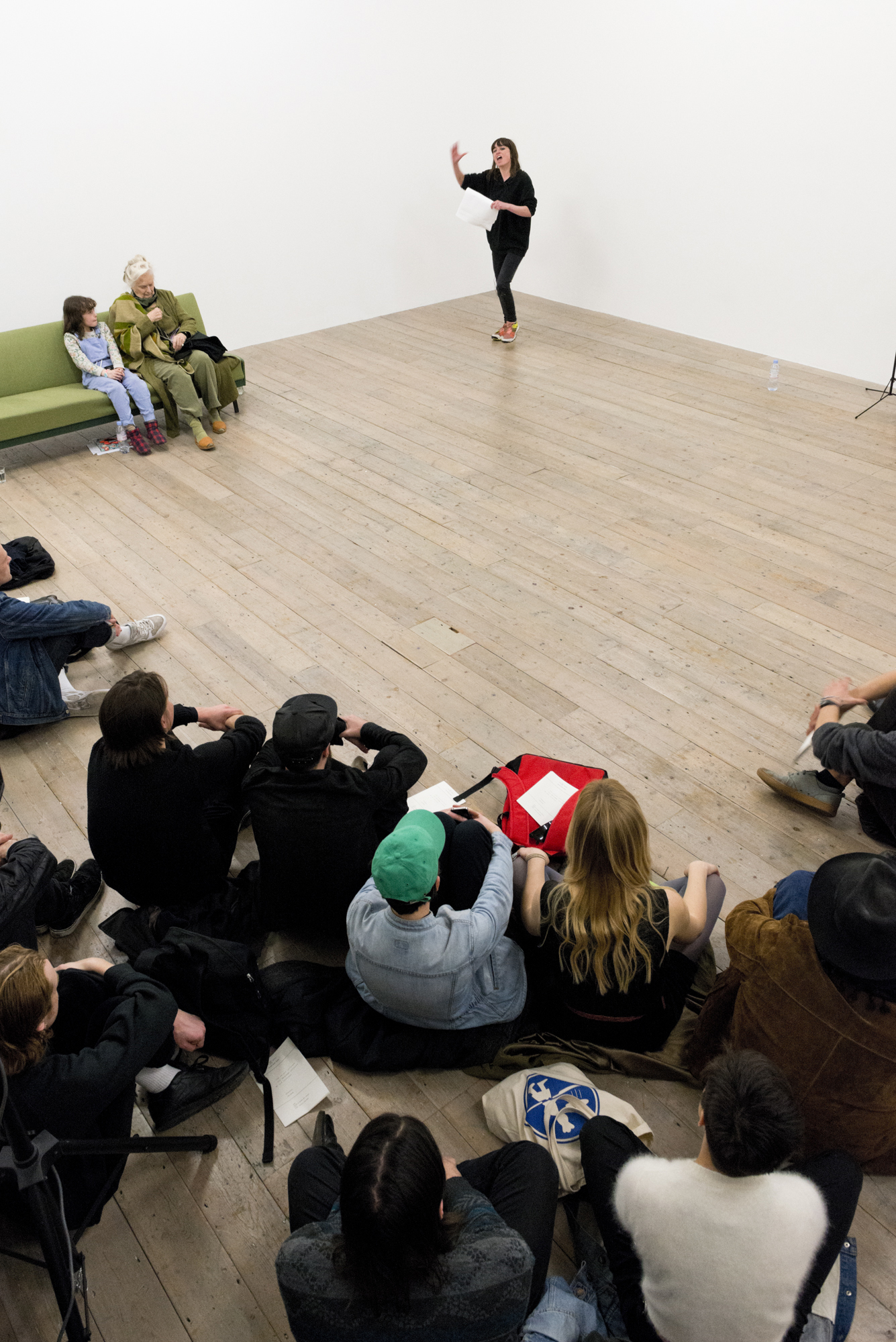 John Latham, 'Lectures', performed by Sue Tompkins (JOHN LATHAM'S LECTURES AT RAVEN ROW 10)