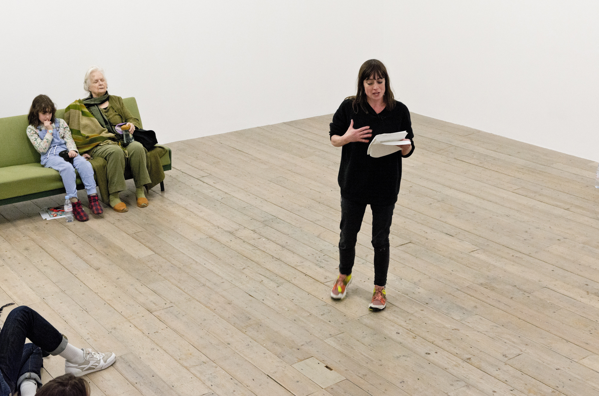John Latham, 'Lectures', performed by Sue Tompkins (JOHN LATHAM'S LECTURES AT RAVEN ROW 9)