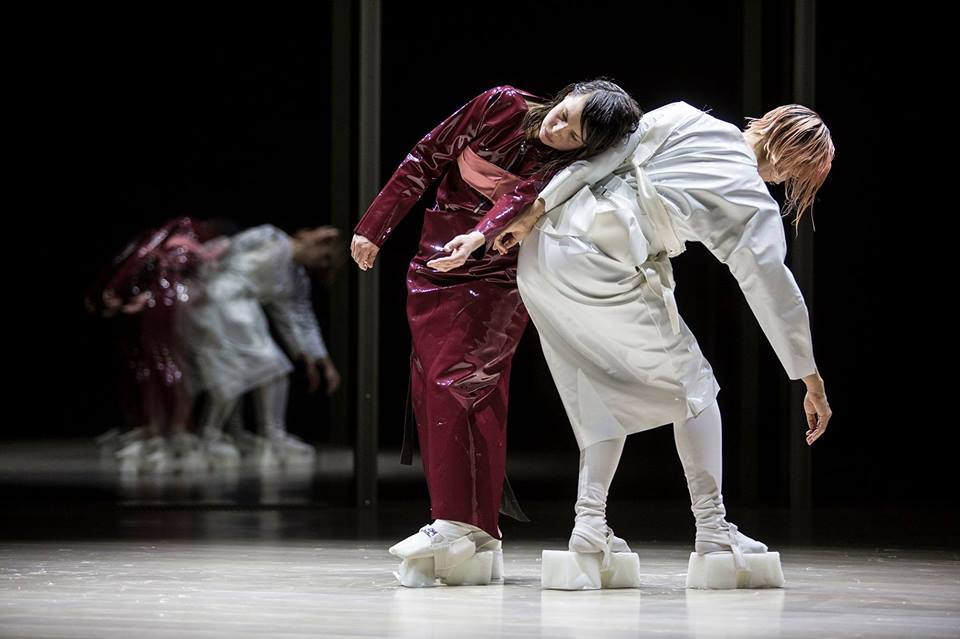 Mary Hurrell, '1 (PITCH)', 2018. Performance view at Centro Botín. Courtesy the artist, Centro Botín, Fluent. Ph: Belén de Benito. (Mary Hurrell - 3 (OXIORCAD) 1)