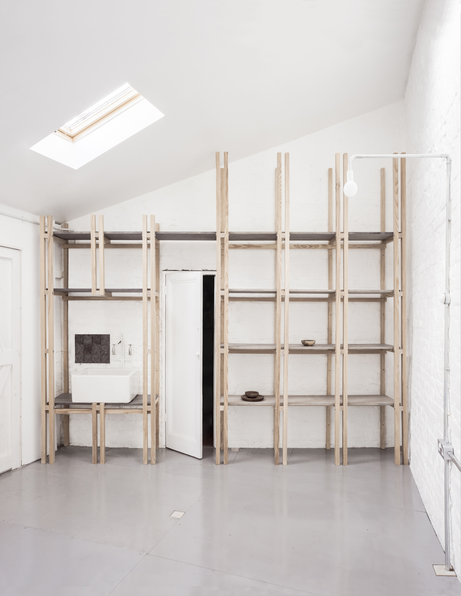 Newly designed artists studios by EBBA at Flat Time House photo: Lorenzo Zandri  (FLAT TIME HOUSE OPEN WEEKEND 2)