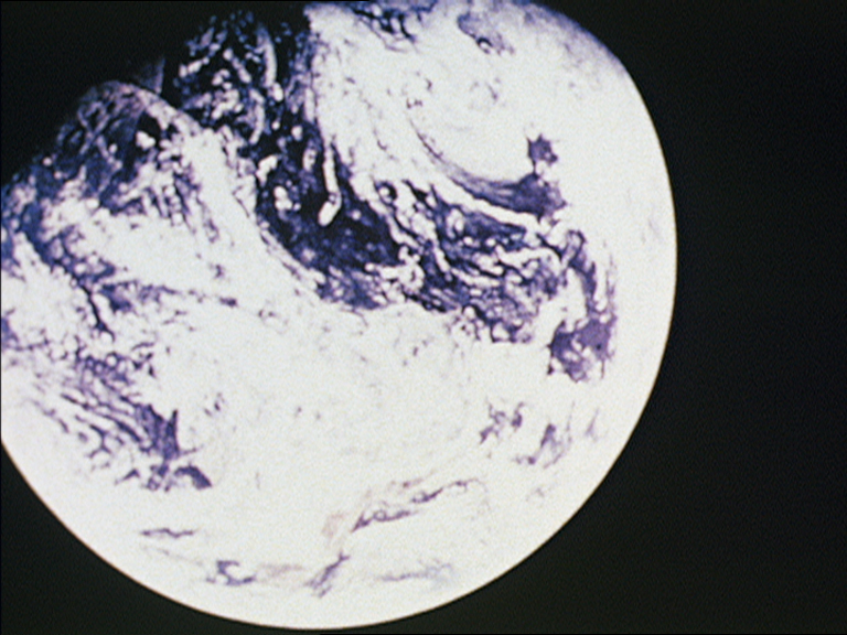 John Latham Erth (1971) 25', 16mm. Courtesy the estate of the artist and LUX, London. (TIME AND SPACE 3)