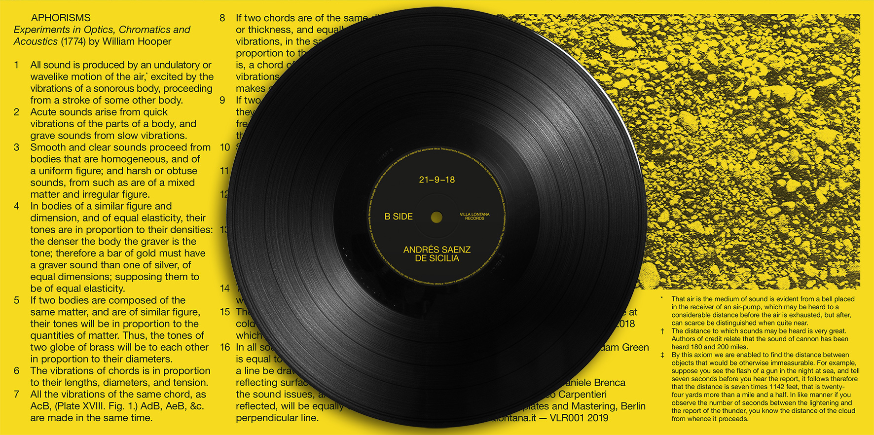 (VILLA LONTANA RECORDS PRESENTS ANDRÉS SAENZ DE SICILIA 21 - 9 - 18 2)
