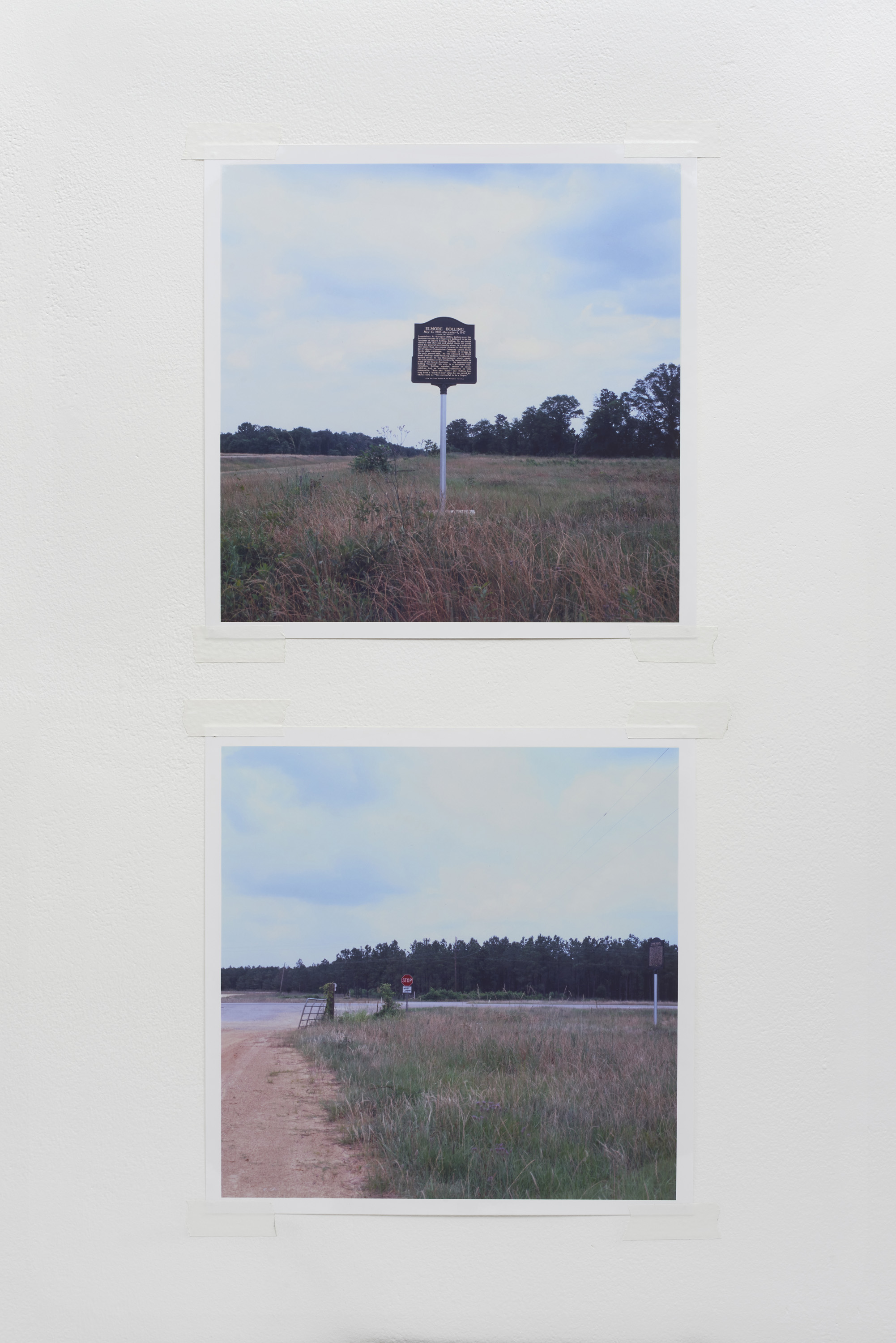Jeremiah Day The Lowndes County Idea  (Bollings Lynching Marker I&II) C-print type photograph, 2008 ( What is Power?  10)